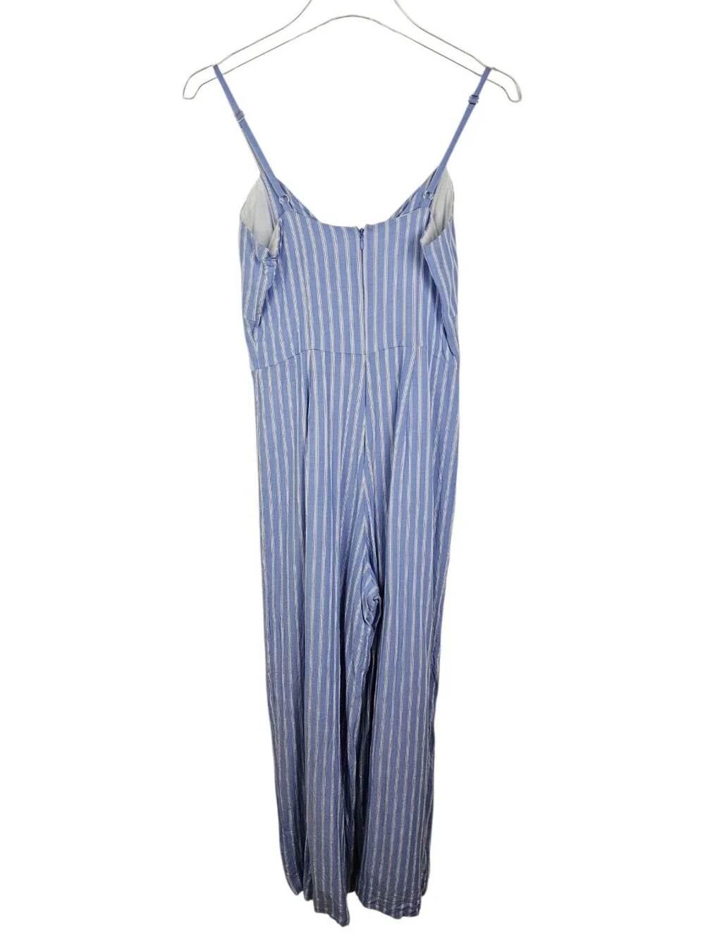 J. Crew #L6969 Striped Tie-Front Cropped Romper